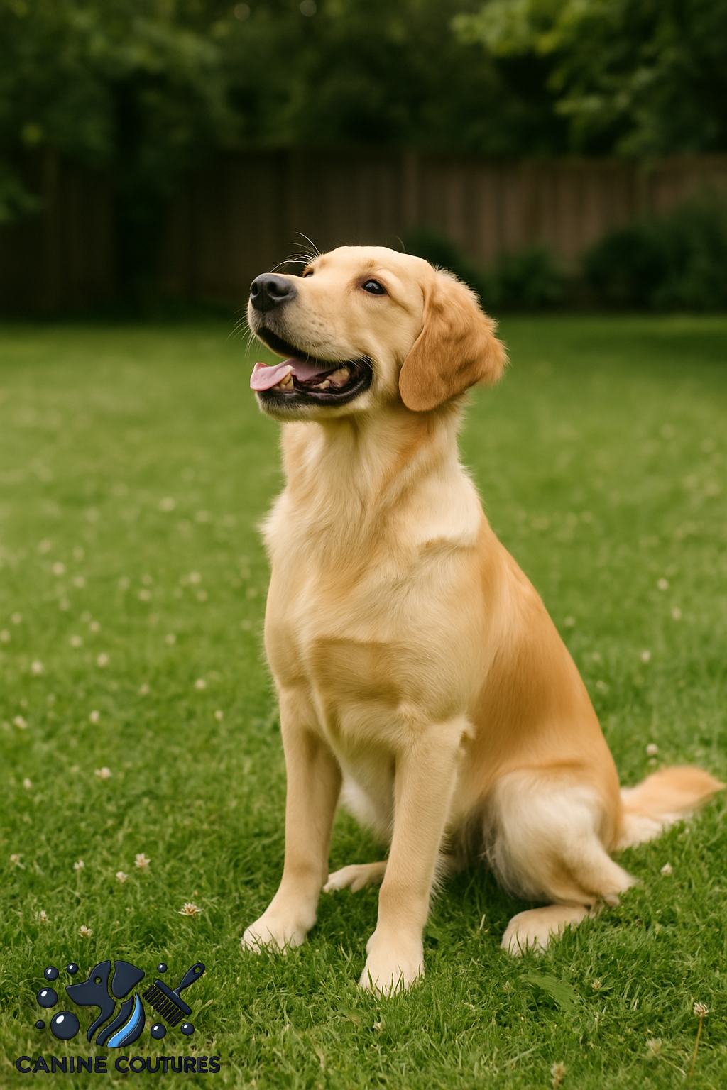 dog sitting on command outdoors, train dog at home UK